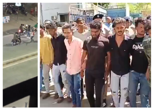 Ahmedabad Police Action.