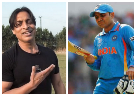 Sehwag And Shoaib.