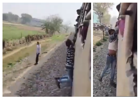 Train Stunt Video.
