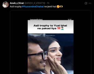 Yuzi Chahal Girlfirend.