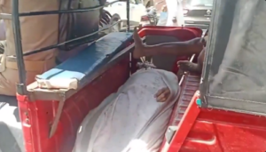 Dead Body In Auto Rickshaw.