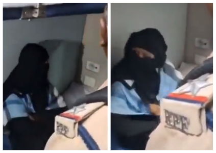 Fight For Train Seat