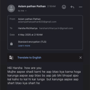Harsha Richhariya Marriage Proposal.