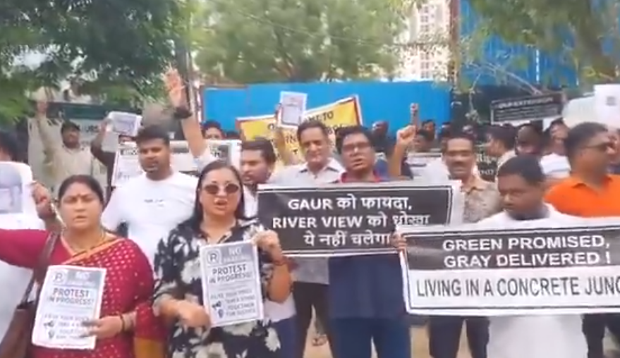 Protest Against NBCC